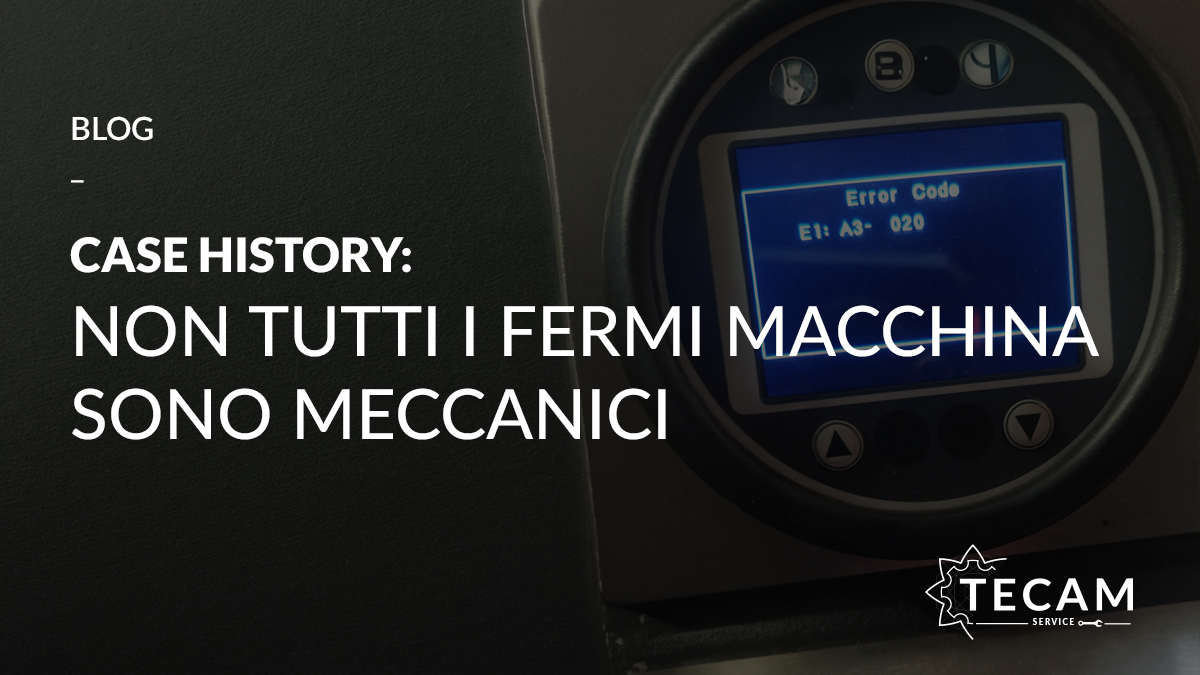 Non tutti i fermi macchina sono meccanici